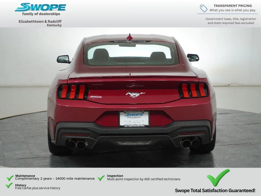 New 2025 Molten Magenta Metallic Tri-coat Ford EcoBoost® Premium Fastback image 6