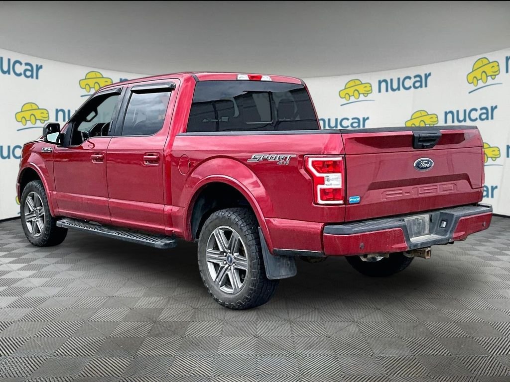 Used 2020 Rapid Red Metallic Tinted Clearcoat Ford XLT image 4