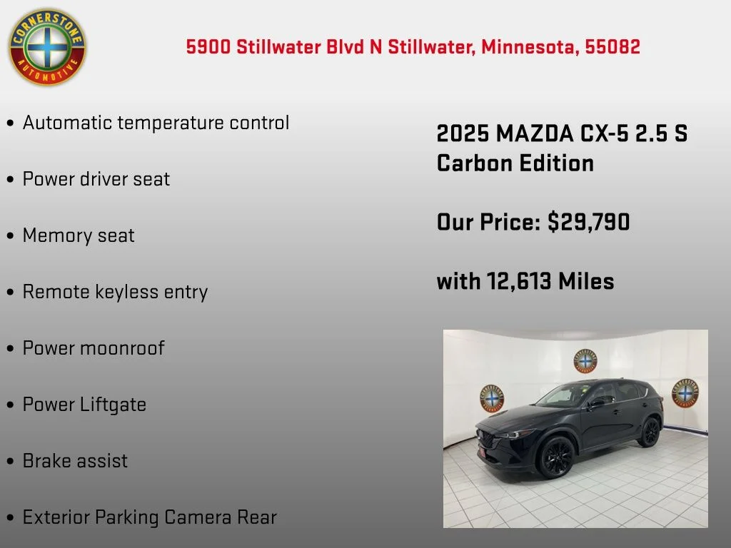 Used 2025 Black Mazda 2.5 S Carbon Edition image 10