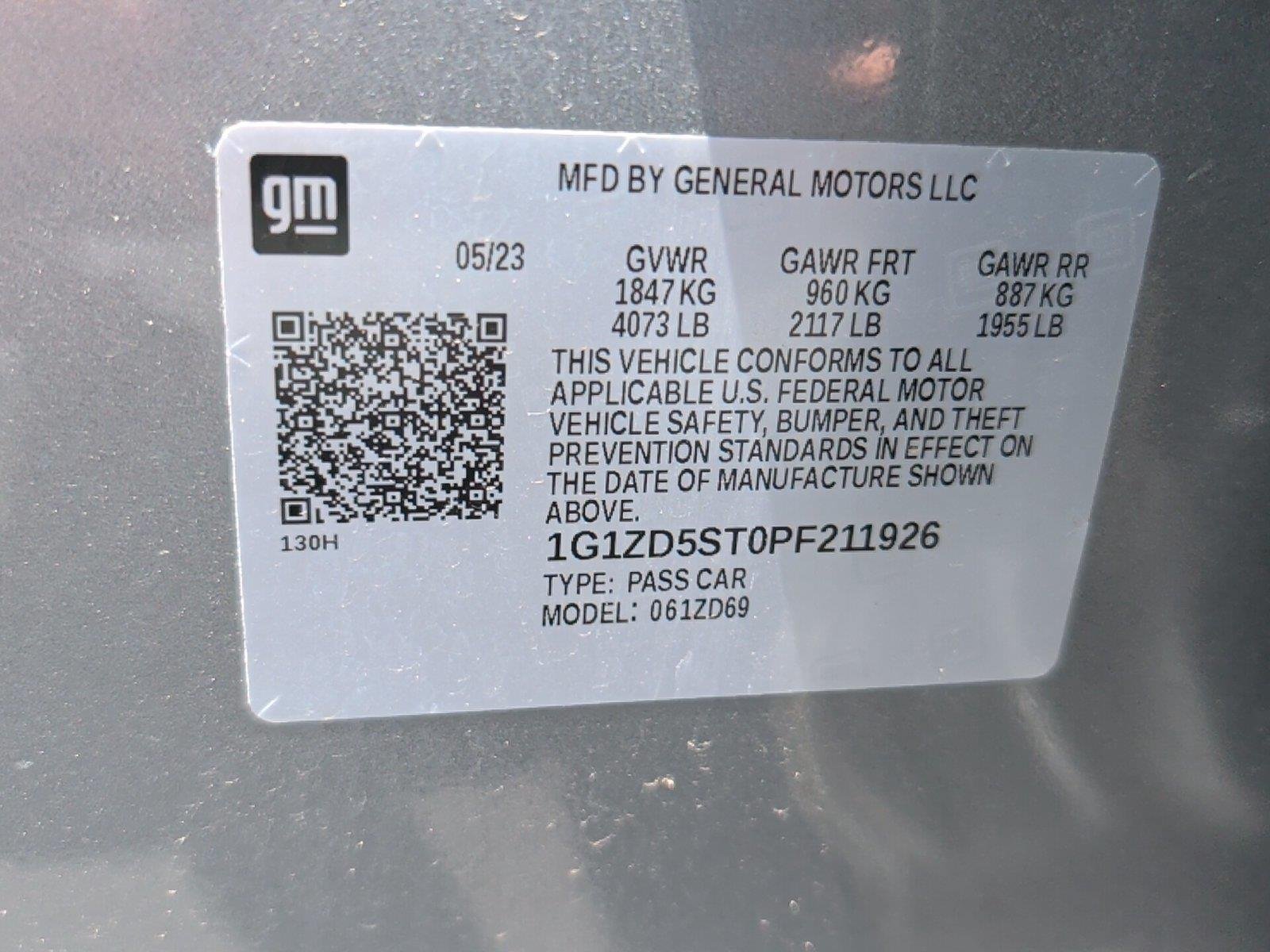 Used 2023 Sterling Gray Metallic Chevrolet LT image 36