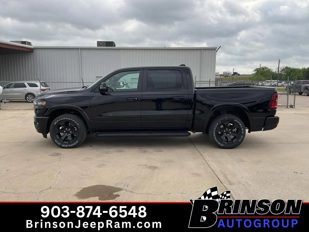 New 2026 Diamond Black Crystal Pearl-Coat Exterior Paint RAM Lone Star image 3