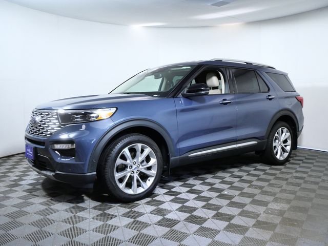 Certified Used 2021 Blue Ford Platinum image 2