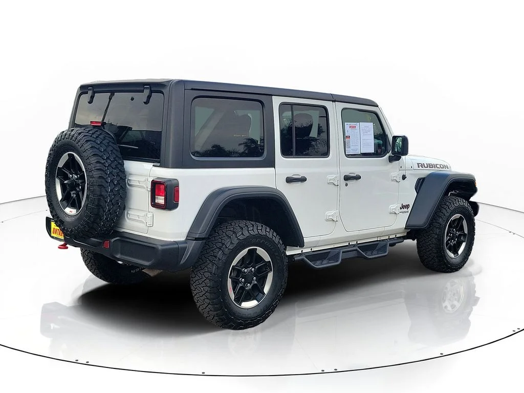 Certified Used 2020 White Jeep Unlimited Rubicon image 3