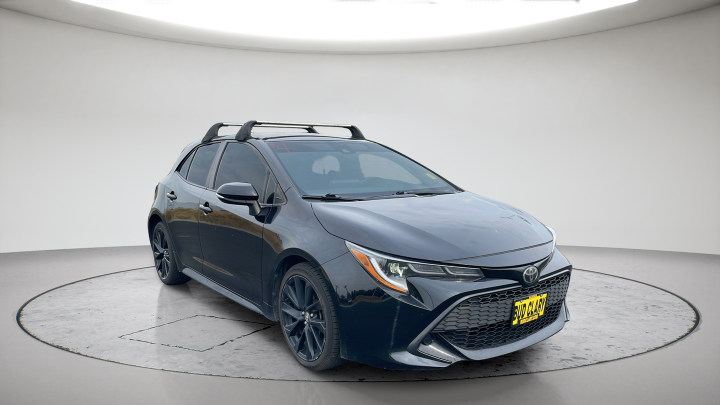 Certified Used 2020 Black Toyota SE Nightshade Edition image 1