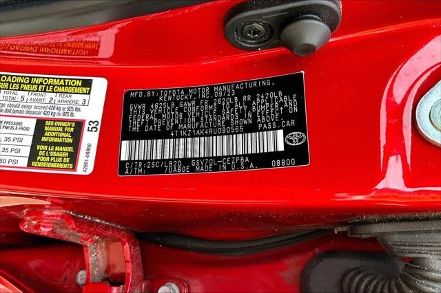 Certified Used 2024 SUPERSONIC RED/BLACK Toyota  image 33