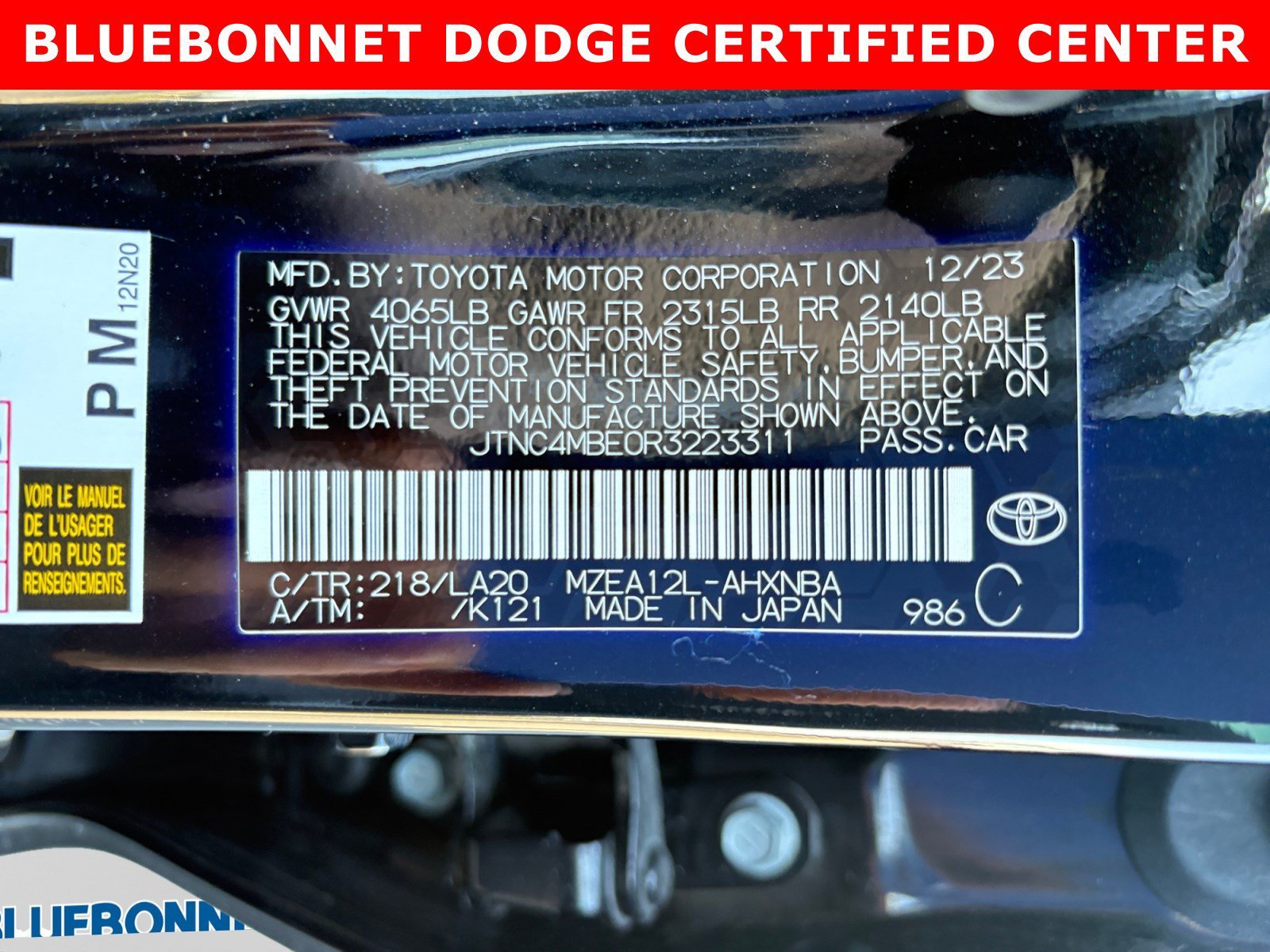 Used 2024 Black Toyota XSE image 24
