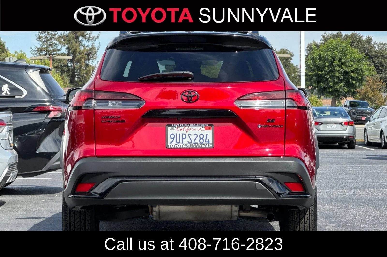 Used 2025 Red Toyota Hybrid Nightshade image 5