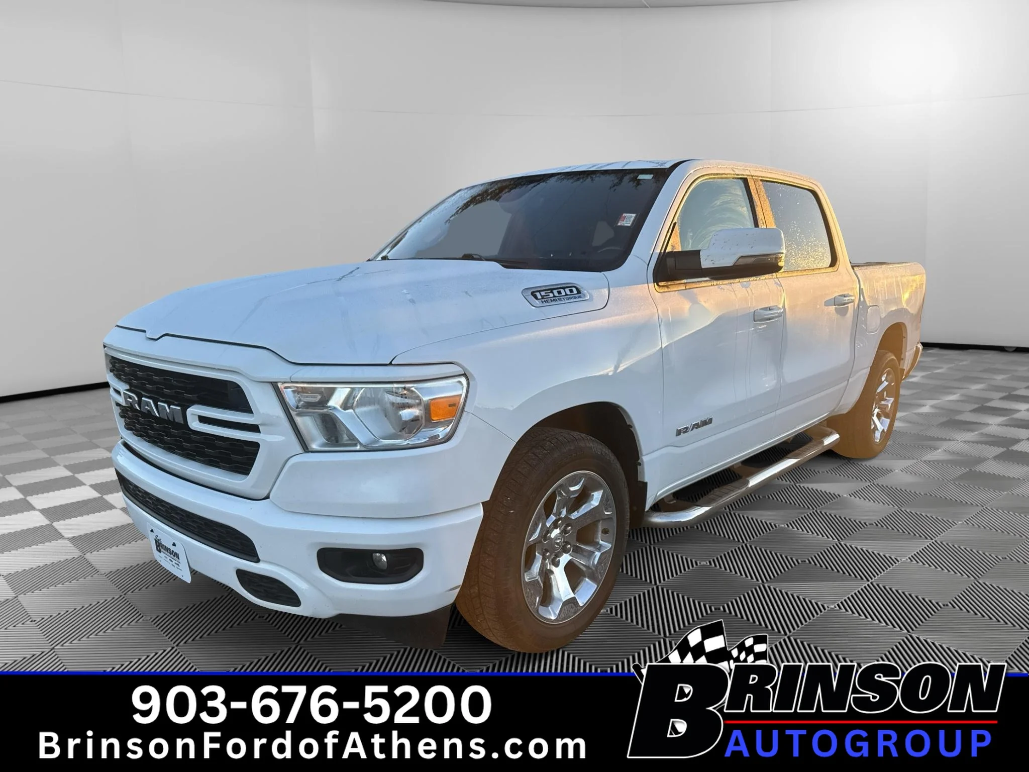 Certified Used 2023 Bright White Clearcoat Ram Lone Star image 1