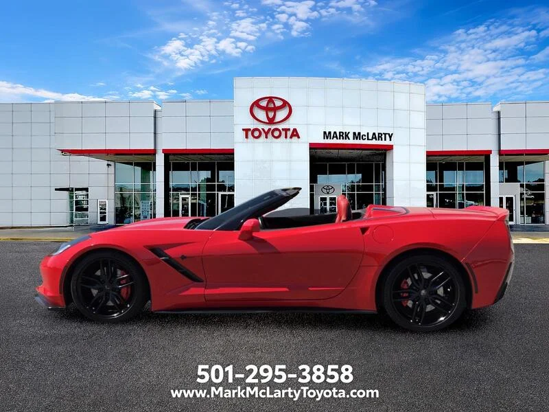 Used 2014 Torch Red CHEVROLET 2DR Z51 CONV W/3LT image 2