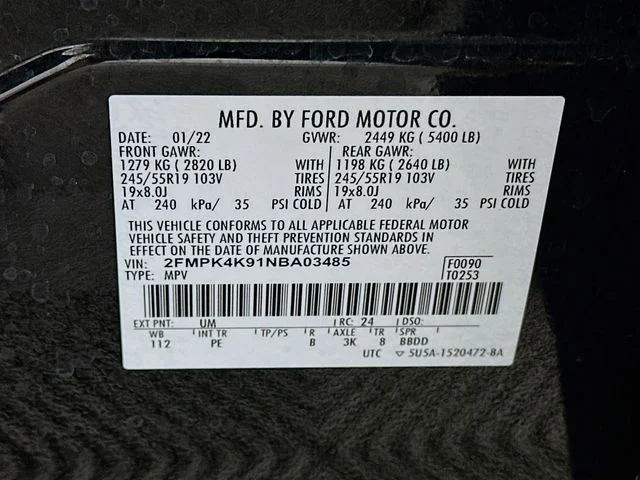 Certified Used 2022 Black Ford Titanium image 27
