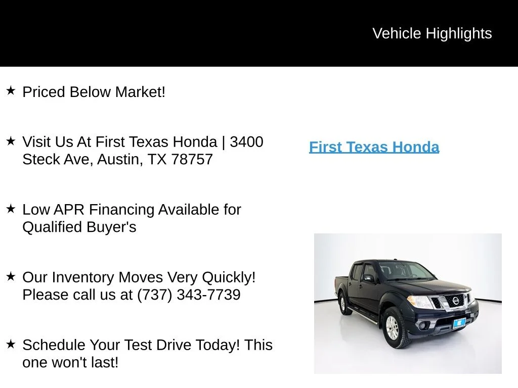 Used 2018 Magnetic Black Nissan SV image 9