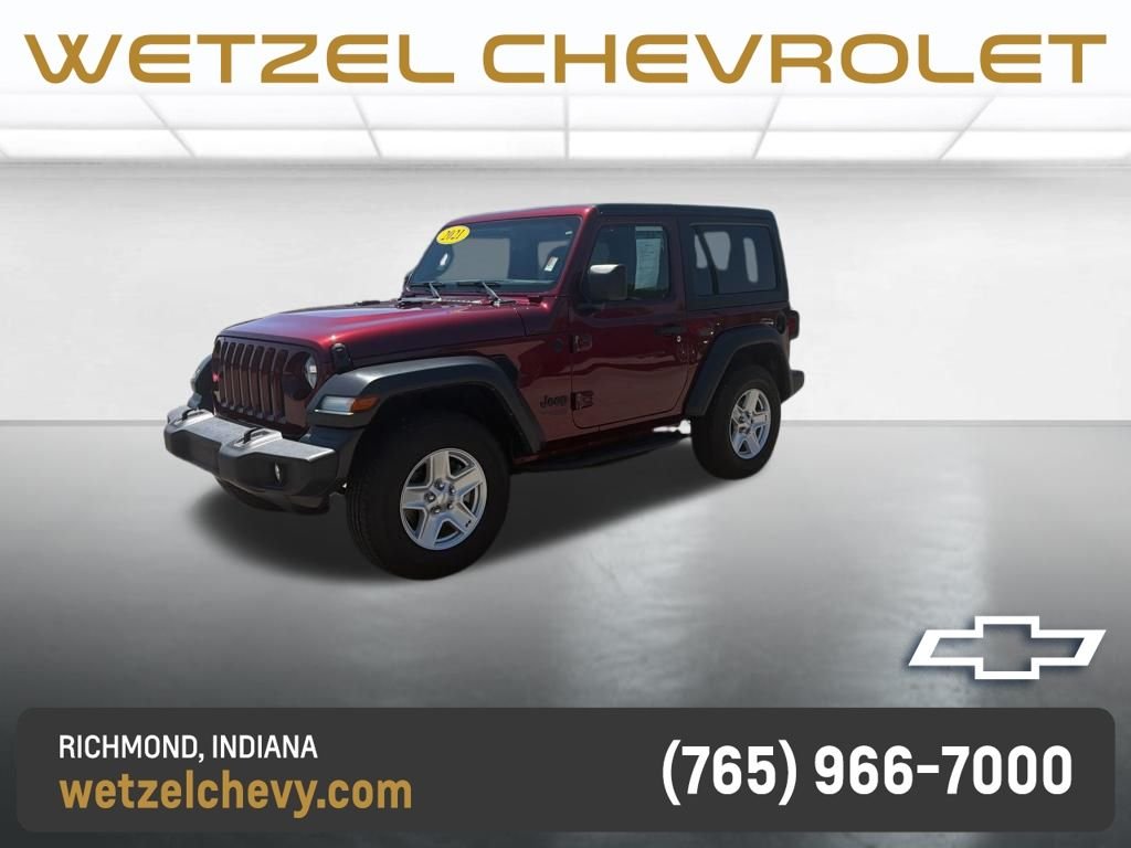 Used 2021 Red Jeep Sport S image 7