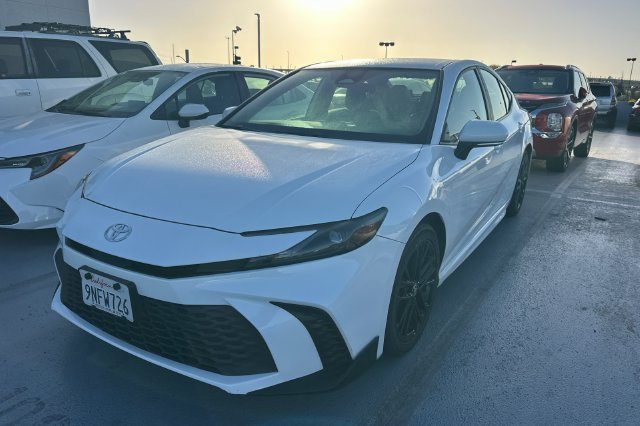 Certified Used 2025 White Toyota SE image 2