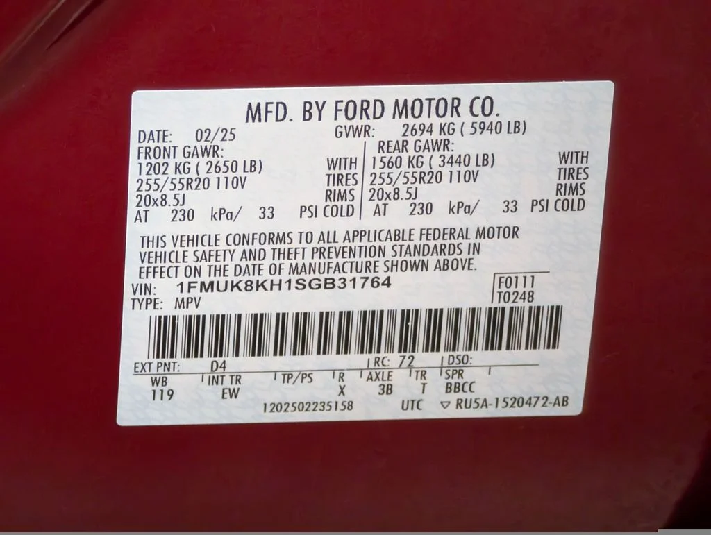 Certified Used 2025 Red Metallic Ford ST-Line image 25