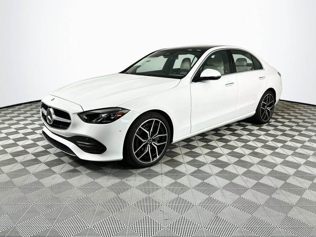 New 2026 Polar White Mercedes-Benz C 300 image 3