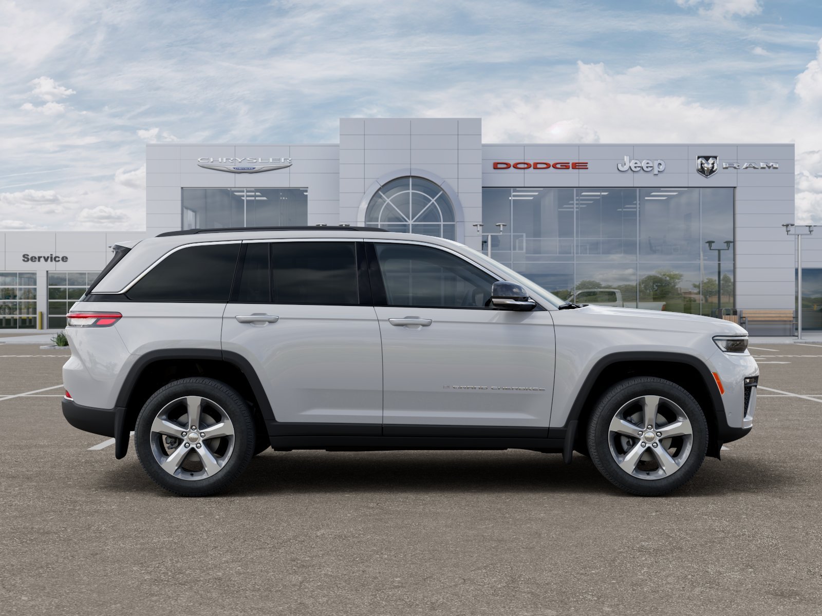 New 2026 Bright White Clear-Coat Exterior Paint Jeep Limited image 30