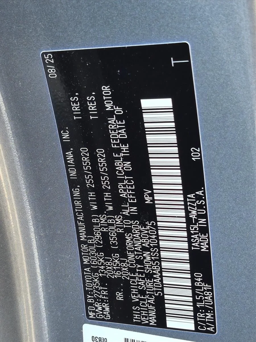 Used 2025 Gray Toyota Platinum image 16