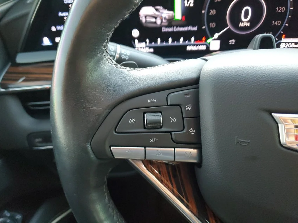 Used 2023 GALACTIC GRAY METALLIC Cadillac 4WD Premium Luxury image 21