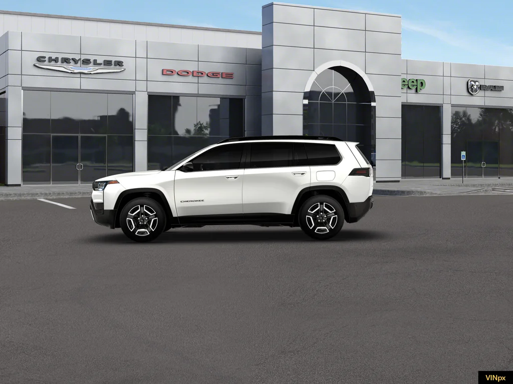 New 2026 Bright White Clear-Coat Exterior Paint Jeep Limited image 2