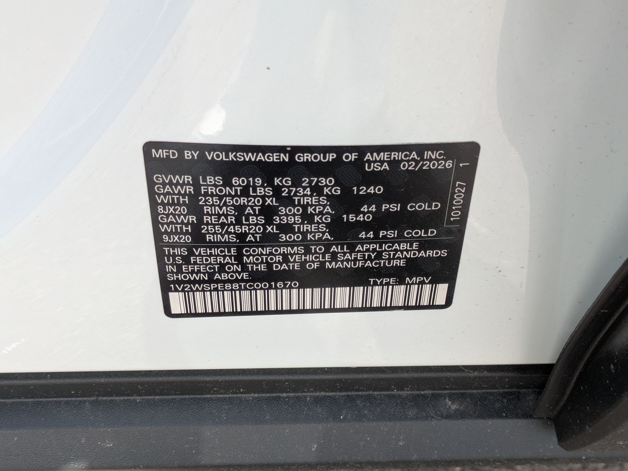New 2026 Opal White Pearl Volkswagen Pro S image 17