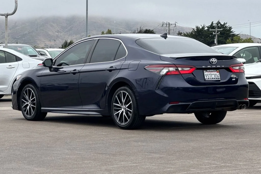 Used 2021 Blue Toyota SE image 6