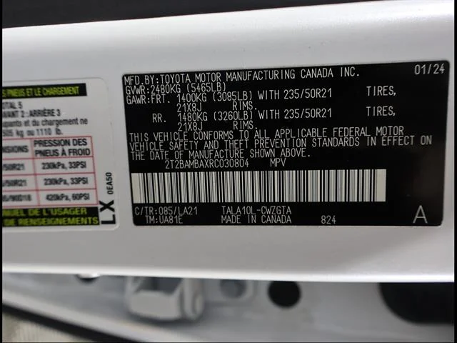 Certified Used 2024 EMINENT WHITE PEARL Lexus Luxury image 12