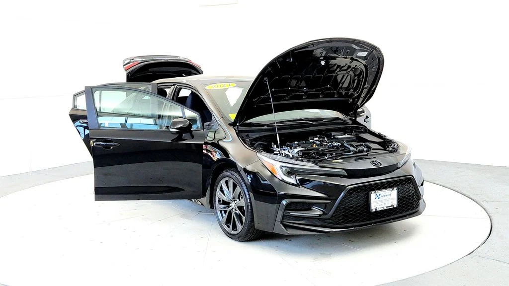 Certified Used 2024 Black Toyota SE image 9