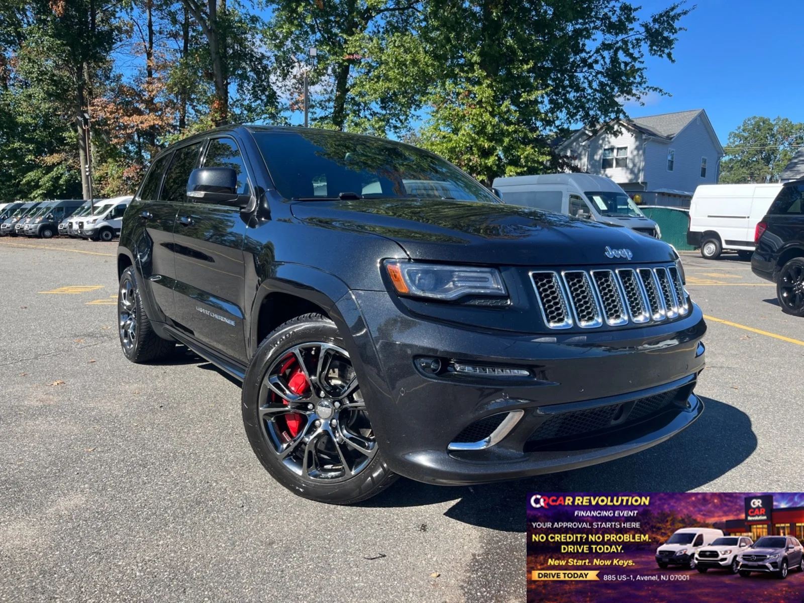 Used 2014 Brilliant Black Crystal Pearlcoat Jeep SRT8 4WD image 1