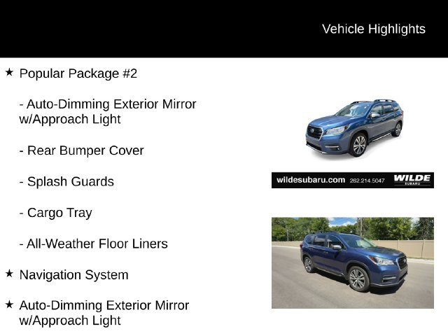 Used 2019 Blue Subaru Touring image 6