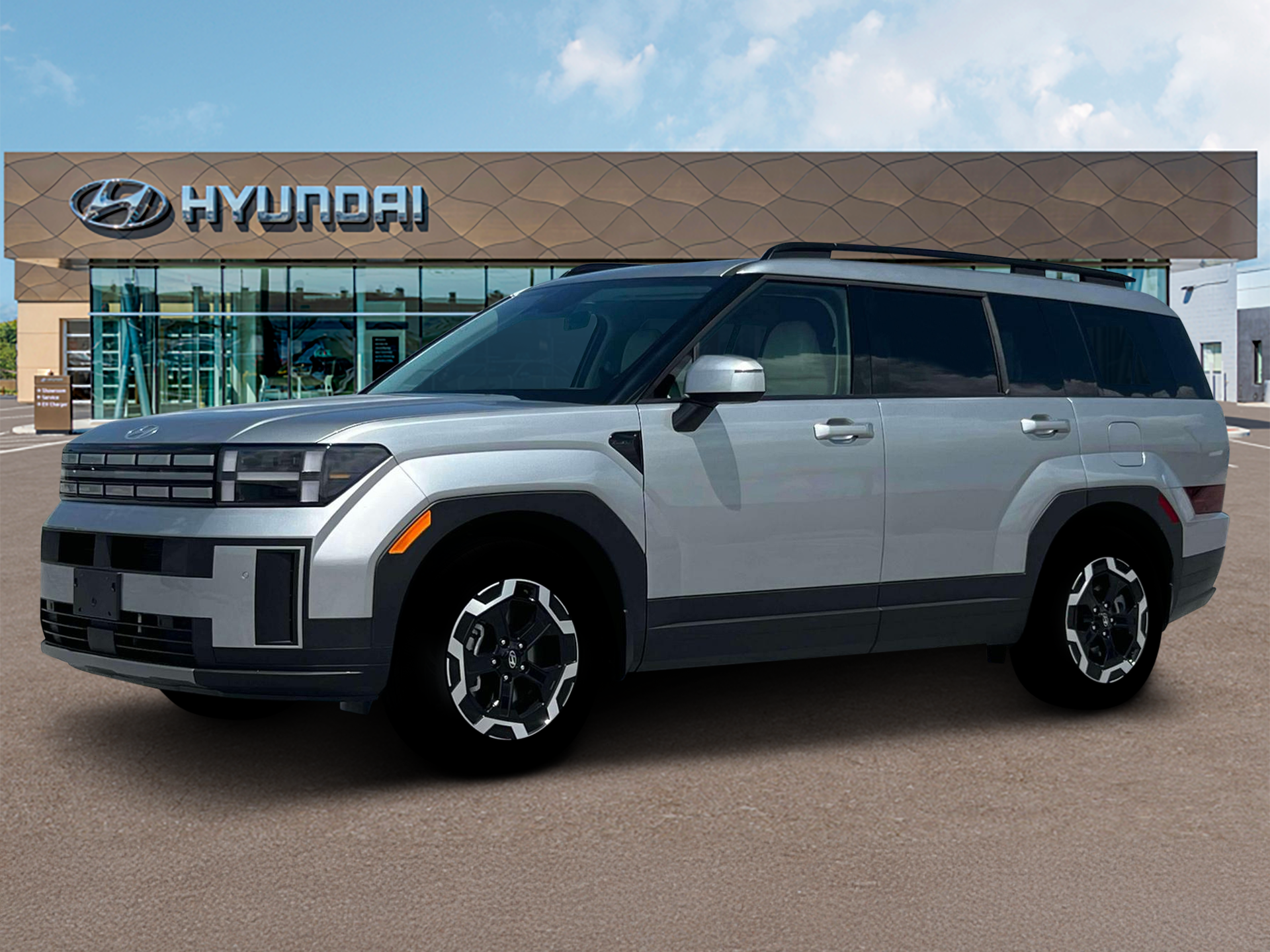 New 2026 Shimmering Silver Hyundai SEL AWD image 2