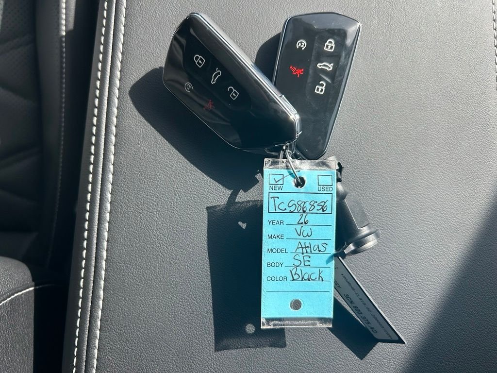 New 2026 Black Volkswagen SE w/Technology image 55