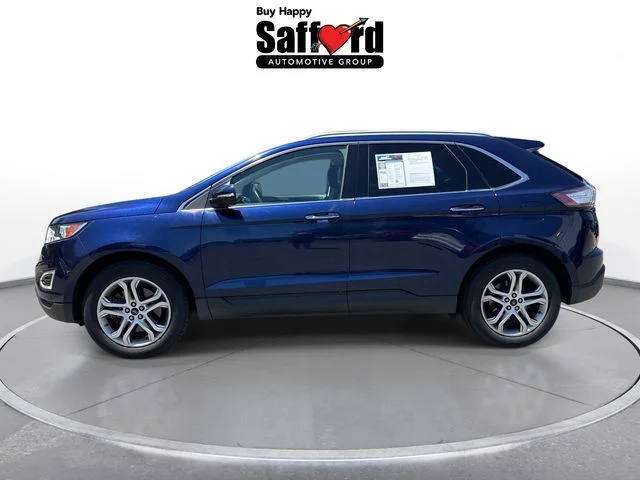 Used 2016 Blue Ford Titanium image 4
