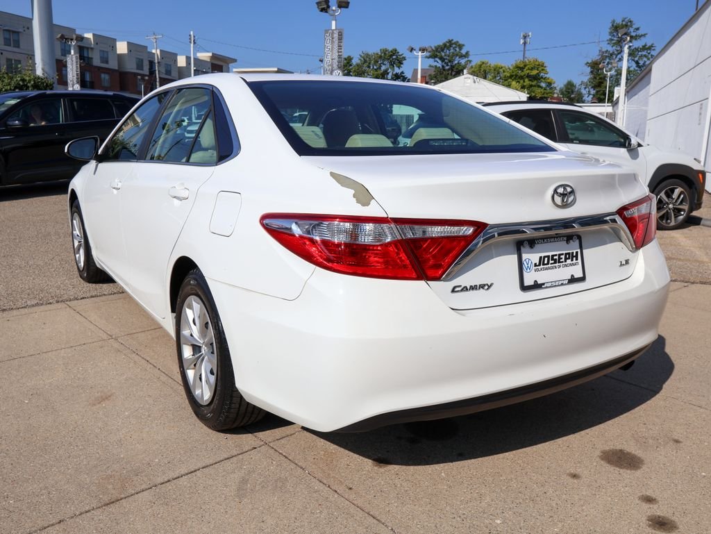 Used 2015 White Toyota LE image 3