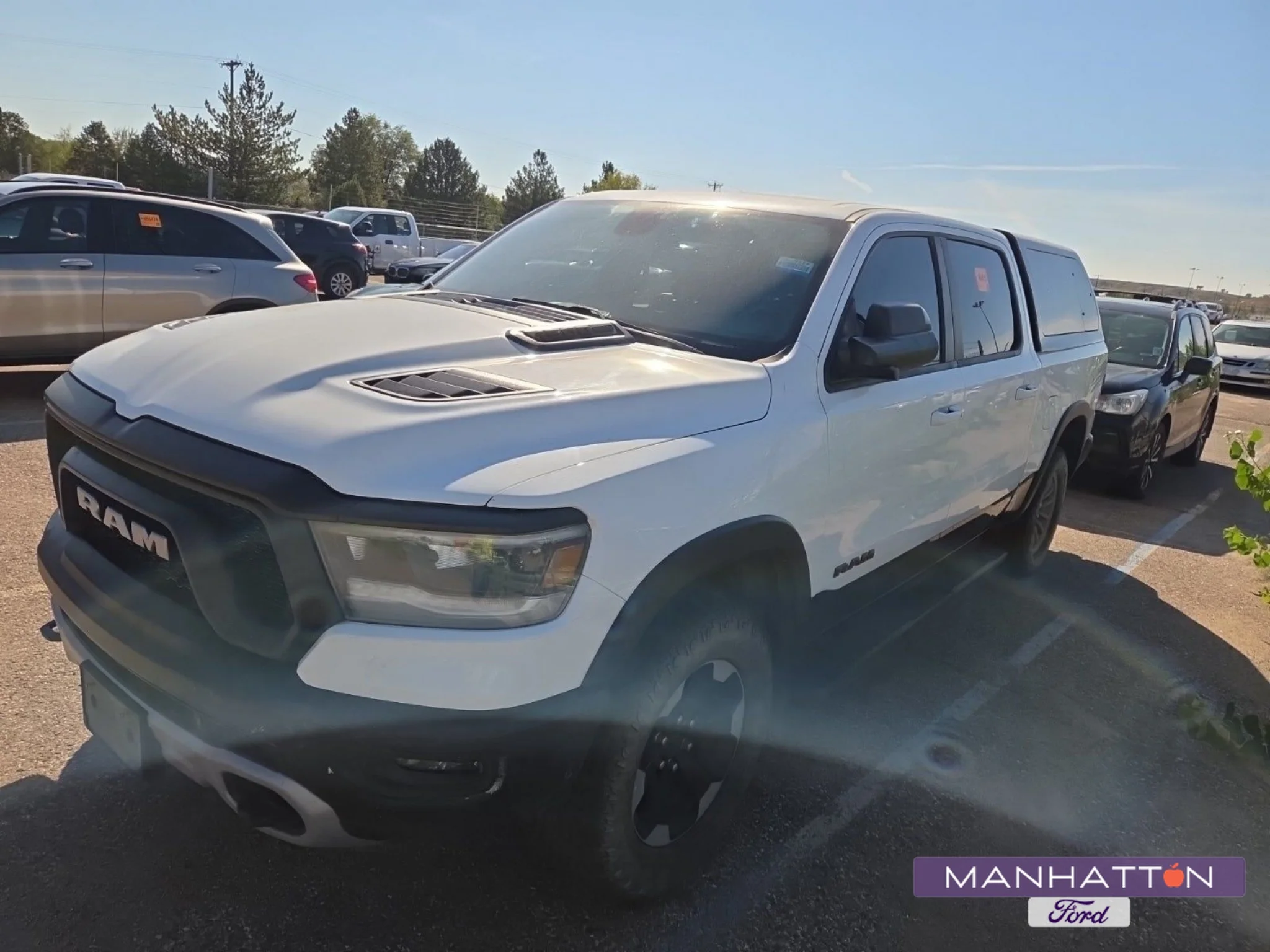 Used 2019 Bright White Clearcoat Ram Rebel image 1