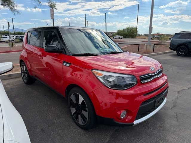 Used 2017 Inferno Red w/Black Roof Kia + image 2