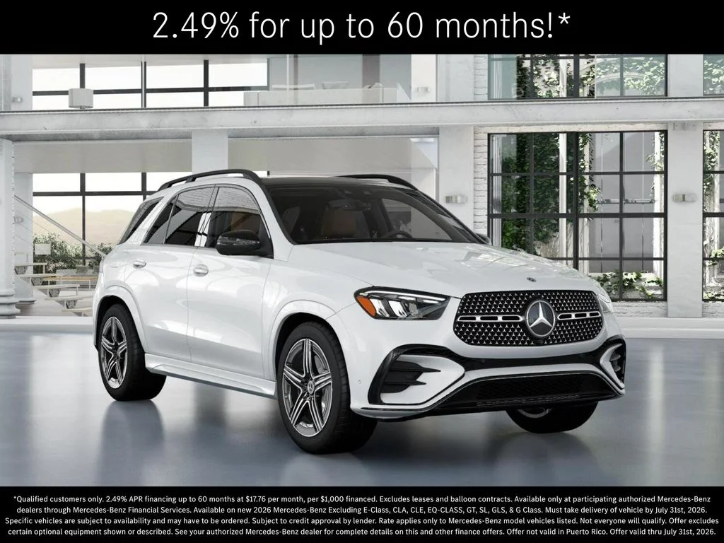 New 2026 MANUFAKTUR Moonlight White Metallic Mercedes-Benz GLE 450 image 10