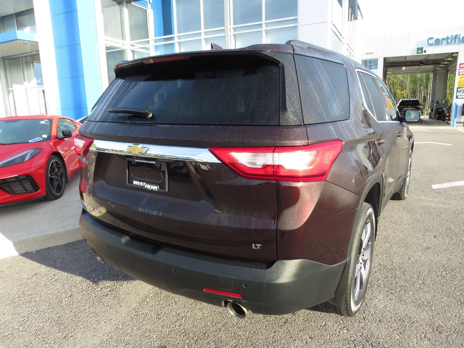 Used 2021 BLACK CHERRY METALLIC Chevrolet LT Leather image 7