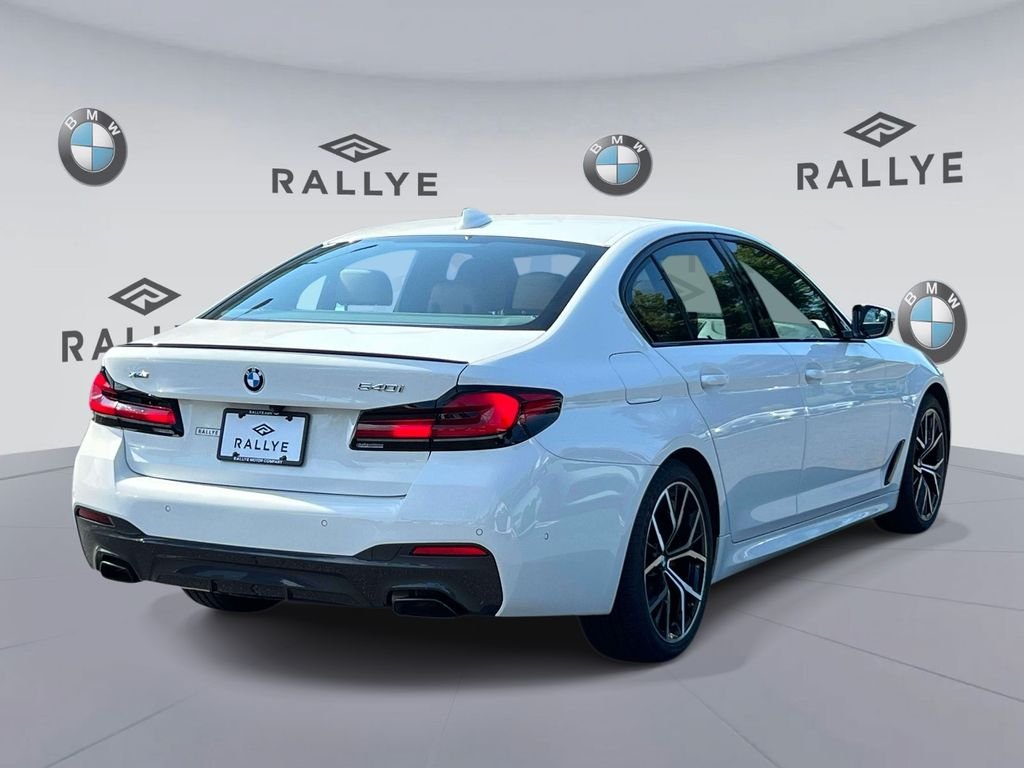 Certified Used 2023 Alpine White BMW 540i xDrive image 5