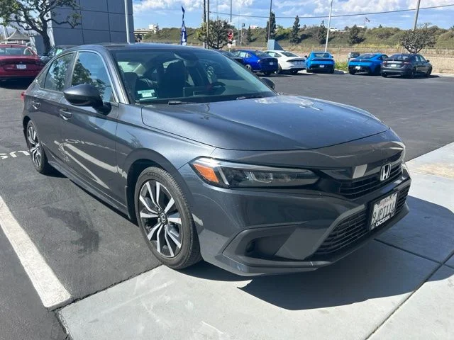 Certified Used 2024 Meteorite Gray Metallic Honda EX image 2