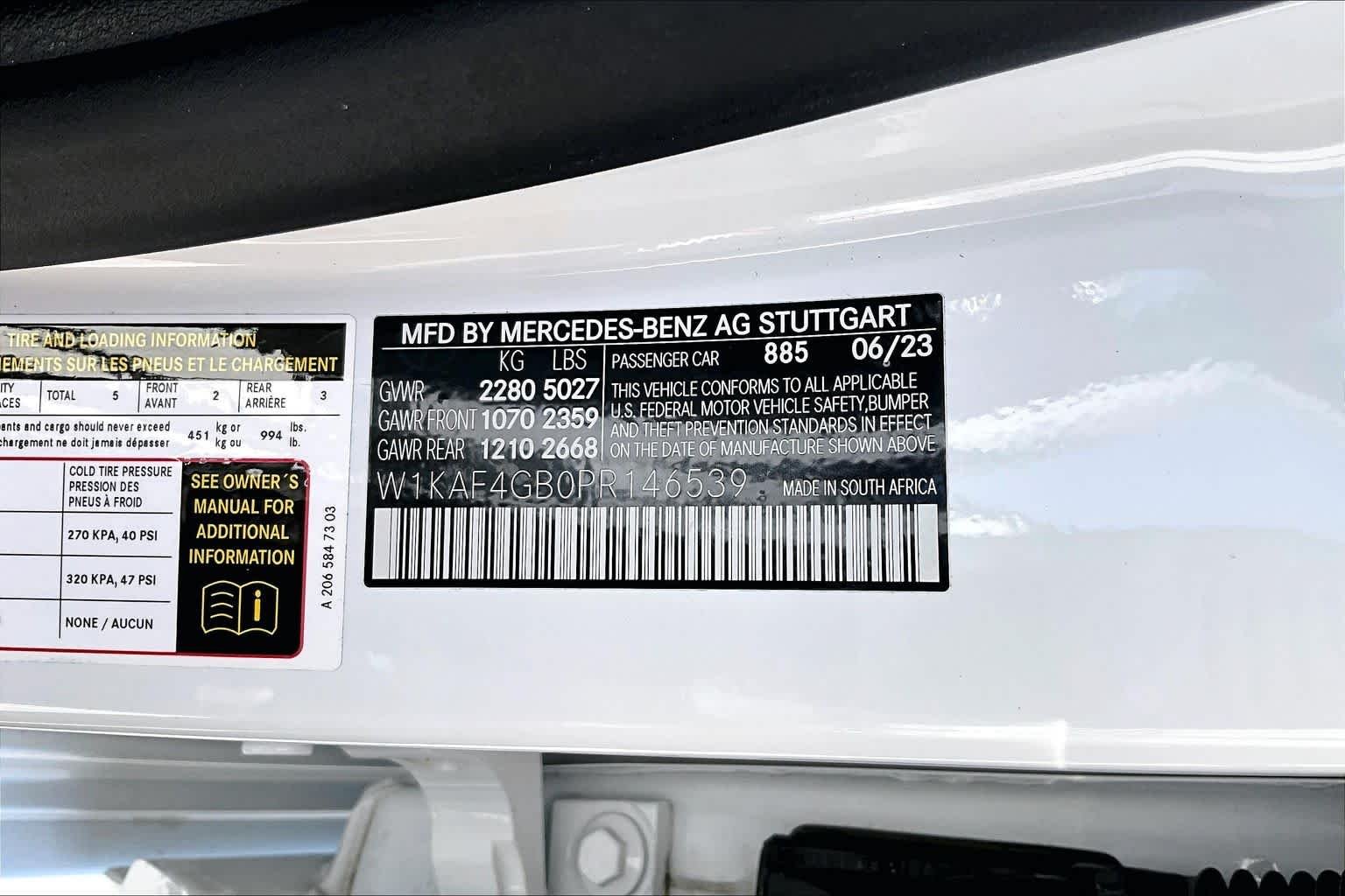 Used 2023 MANUFAKTUR Moonlight White Metallic Mercedes-Benz C 300 image 28