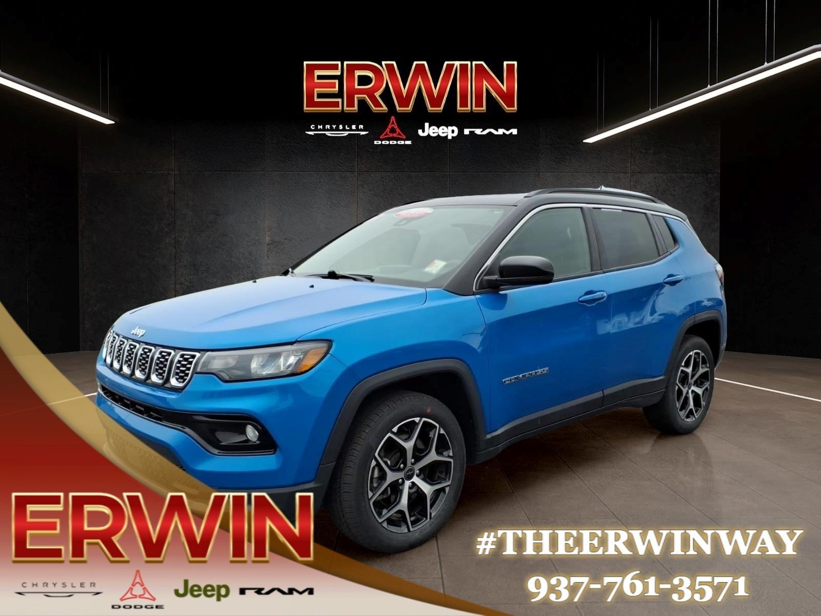 Certified Used 2025 Blue Jeep Limited image 3