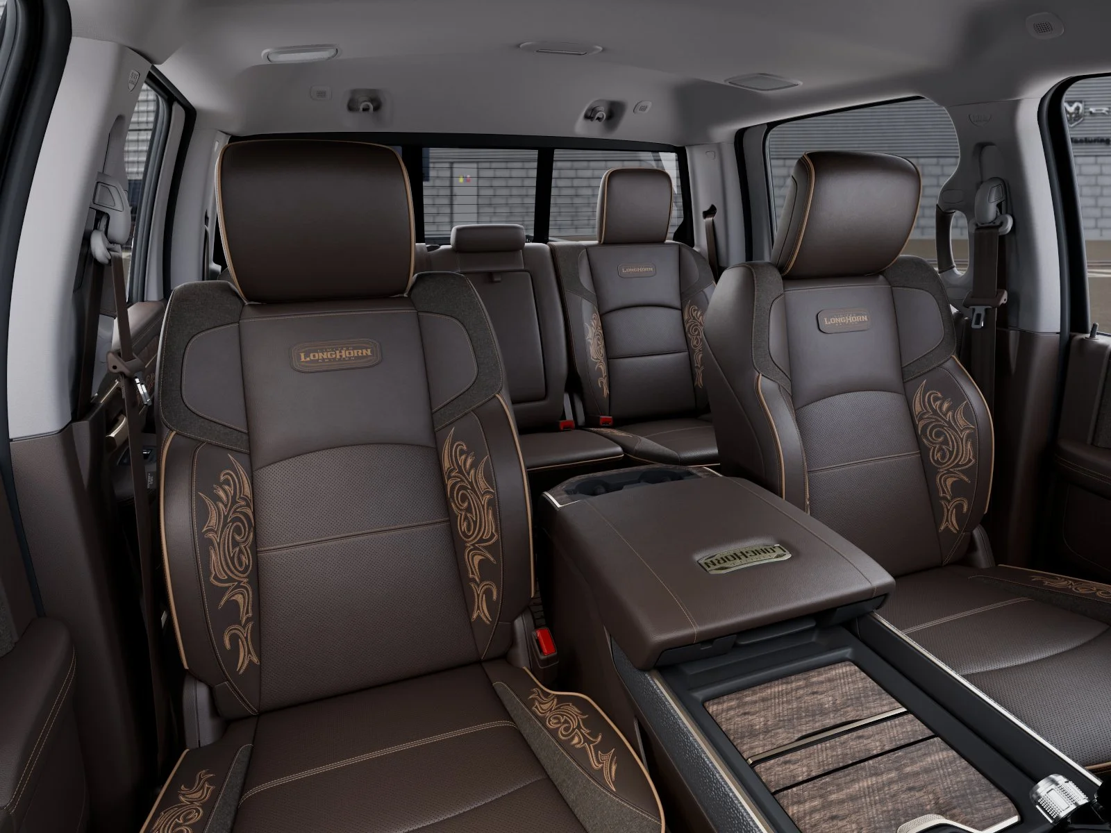 New 2027 Diamond Black Crystal Pearl-Coat Exterior Paint RAM Longhorn image 9