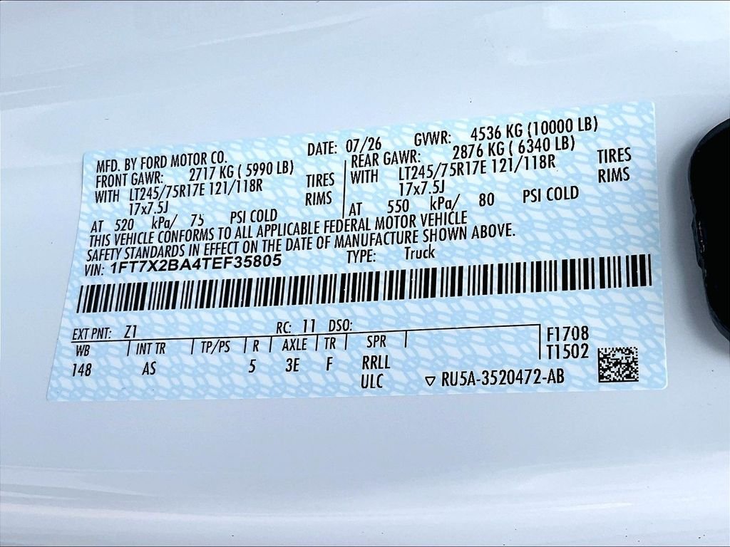 New 2026 Oxford White Ford XL image 13