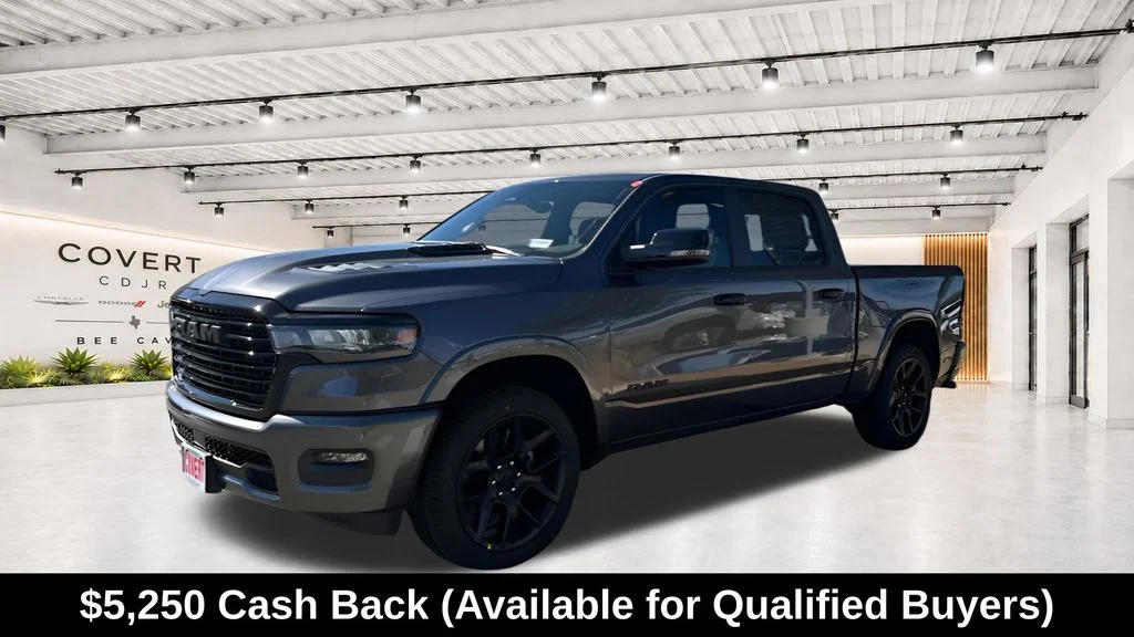 New 2026 Granite Crystal Metallic Clear-Coat Exterior Paint RAM Laramie image 4
