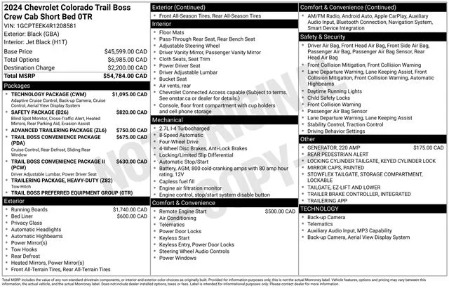 2024 Chevrolet Colorado Trail Boss Crew Cab Short Box 4x4's photo
