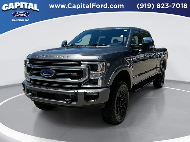 Used 2021 Gray Ford Platinum image 1