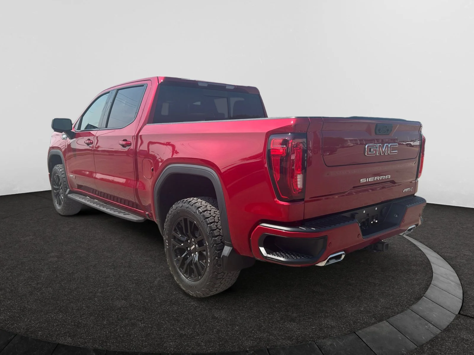 Used 2025 Red GMC AT4 Crew Cab 3.0L Diesel Leather Sunroof Navigation 4x4 image 3