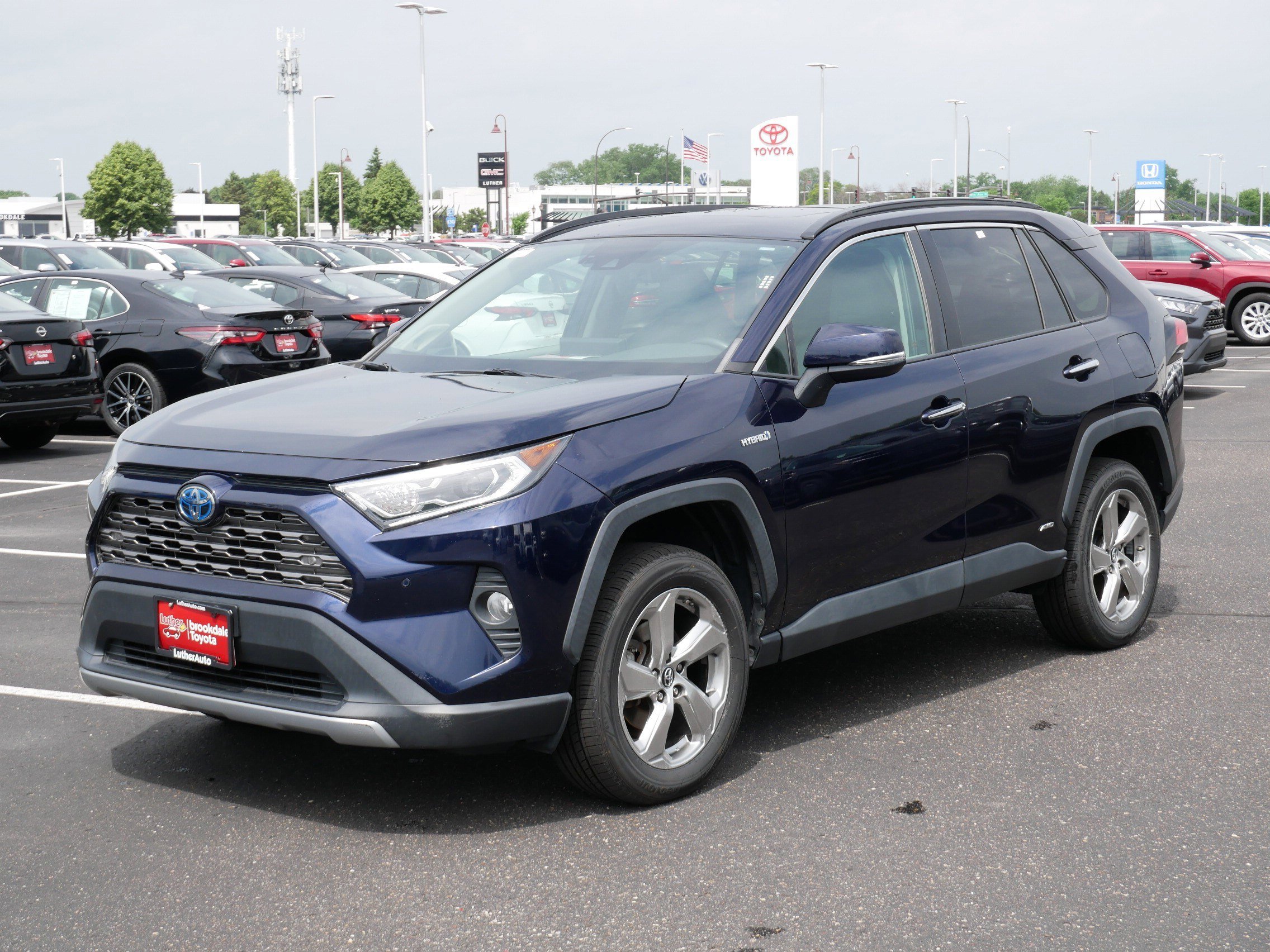 Certified 2019 Toyota RAV4 Limited with VIN 2T3DWRFV6KW013678 for sale in Brooklyn Center, Minnesota
