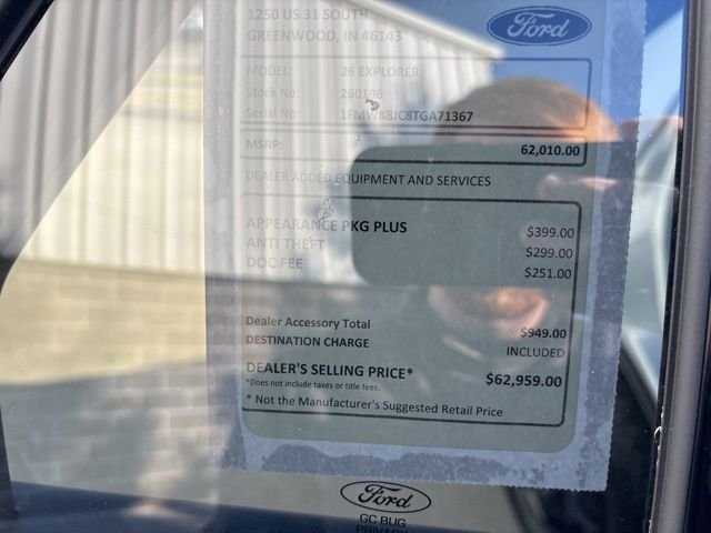 New 2026 Space White Metallic Ford Tremor® image 2