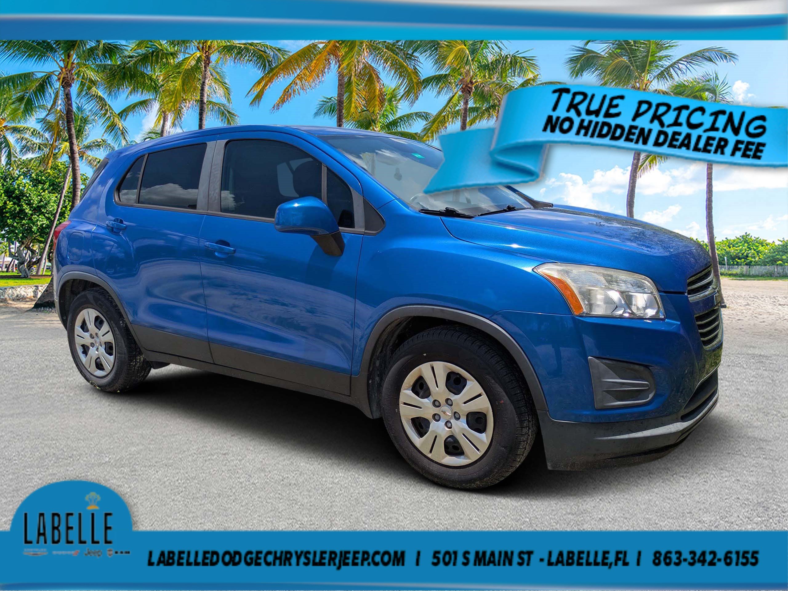Used 2016 Brilliant Blue Metallic Chevrolet LS image 1